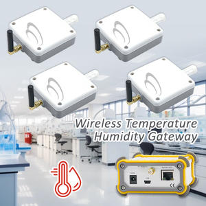 Sistema de Sensores Inalámbricos de Temperatura y Humedad (Paquete de 4) para Investigación de Laboratorio y Almacenamiento en Frío de Farmacias con Alertas por Aplicación - Product Image 1