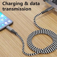 Cable de Datos USB 3.2 Gen2 Tipo-C a Tipo-C con Trenzado de Nailon, 100W 3A/5A, Carga Rápida PD, 1M/2M para Impresora