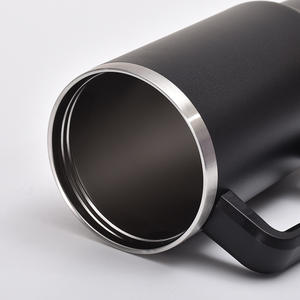 Tazza Termica in Acciaio Inox a Doppia Parete da 40oz con Manico e Cannuccia Personalizzabile - Product Image 4