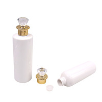 Bouteilles en Plastique Transparentes Vides, Flacons de Luxe Rechargeables avec Couvercle pour Toner, Lotion, Shampoing, Soins SPA – 250ml, 300ml, 400ml, 500ml