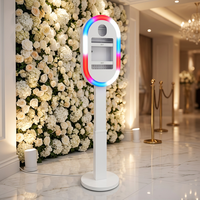 Photomaton portable en promotion avec flight case, photomaton selfie pour iPad, logo personnalisé gratuit, photomaton de mariage