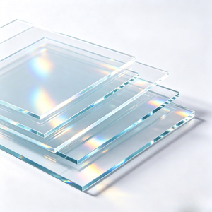 Flat Solid Safety Glass Tempered <b>Laminated</b> Clear Glass Panel for Curtain Wall Building Decoration - Product Image 1