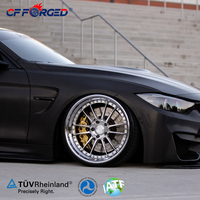 Rines de Aleación Forjados de 2 Piezas con Acabado Pulido Personalizado, Multirradio, 19, 20, 21 Pulgadas, 5x112, para BMW Serie 5, Serie 7, G30, G11, Estilo Stance Personalizado