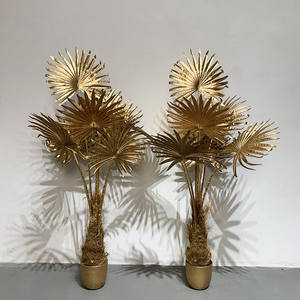 Plante Artificielle en Soie Dorée Personnalisée : <span class=keywords><strong>Bananier</strong></span>, Cocotier, Tournesol, Cactus – Décoration Intérieure Colorée - Product Image 2