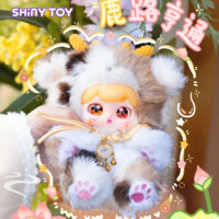 Vente en gros : Boîte mystère en PVC et peluche de la série Printemps Baby Three Little Bubble Fury, figurine mignonne, ornement de mode, cadeau, en stock