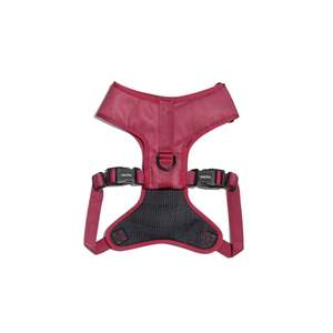 สายรัดอกสุนัขแบบถักปรับได้ สีแดงเบอร์กโดซ์ อุปกรณ์พาสุนัขเดินเล่น - Product Image 2