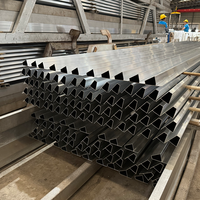 Profils de fenêtres en aluminium sur mesure, profil en alliage d'aluminium pour moustiquaire, profil en aluminium à fente en T