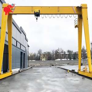 Grúa de pórtico MH con Control remoto de Servicio Ligero, 3 toneladas, 5 toneladas, 8 toneladas, 10 toneladas, 12 toneladas, 15 toneladas, polipasto eléctrico, grúas de pórtico de elevación para la venta - Product Image 3