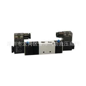 วาล์วโซลินอยด์คู่ NORHA รุ่น NH-4V230C-08 แบบ 2 ตำแหน่ง 5 ทาง ควบคุมด้วยไพล็อต สำหรับควบคุมแก๊ส ขนาดพอร์ต 1/2 นิ้ว ใช้ไฟ DC 24V - Product Image 1