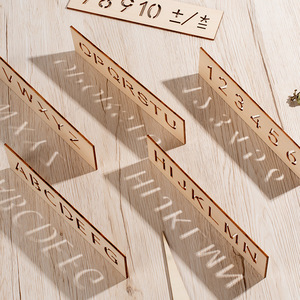 En stock, un jouet en bois populaire pour les tout-petits et les jeunes enfants, idéal pour l'éducation préscolaire, l'apprentissage des lettres et - Product Image 3
