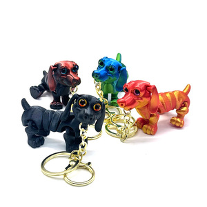 Nouveau design 2026 – Porte-clés chien teckel dinosaure imprimé en 3D en PLA, jouet animal, cadeau, ornement décoratif, maternité - Product Image 1