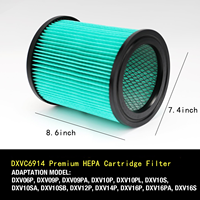 DEWALTS DXVC6910/6912/6914 Aspirateur domestique Fonction humide et sec Alimenté par batterie avec sac