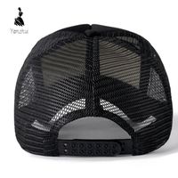 Casquette de baseball en maille polyester pour homme YZ, style trucker, fournisseur fabricant