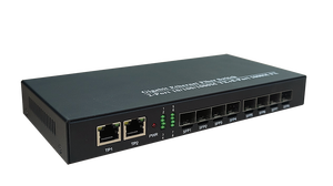 2026 OEM&ODM Módulo Gigabit de 8 SFP, Switch de Fibra Óptica + Convertidor de Medios de Fibra con 2 Puertos RJ45, Transceptor de Fibra Óptica 10/100/1000M - Product Image 2