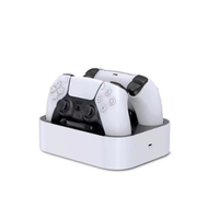 Chargeur de manette sans fil pour PS5, station de charge double avec support pour manette de jeu PS 5, accessoires pour manette de jeu