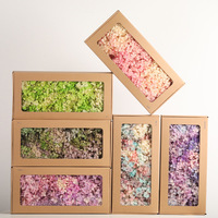 Abadi Anna Hydrangea DIY bahan bunga grosir buatan tangan warna gradien daun kecil Hydrangea botol mengambang bunga