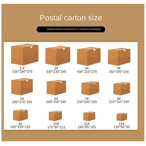 Sellador inferior automático eléctrico rápido y eficiente de acero inoxidable, caja de nueva condición/cartón/máquina de sellado de cajas con accionamiento de película - Product Image 2