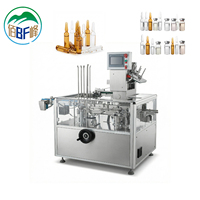 Machine d'emballage automatique en carton pour flacons injectables, certifiée CE GMP, capacité de 60 à 100 pièces/minute