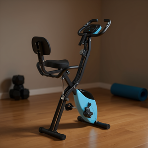 Bicicleta Estática Vertical Db Home Use X Bike con 16 Niveles de Resistencia Ajustable, Brazos Plegables y Respaldo - Product Image 2