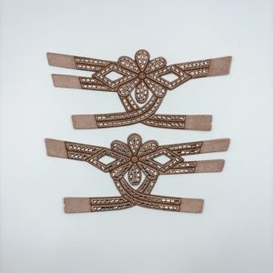 <span class=keywords><strong>Applique</strong></span> thermocollante en strass élastique pour empeigne de sandales et chaussures pour femmes - Product Image 6