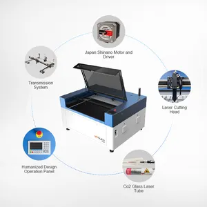 Лазерный резак Myoung CO2, высокоточный, 100 Вт, 135 Вт, гравировальный станок для неметаллических гравировальных машин из МДФ, 9060 из акриловой кожи