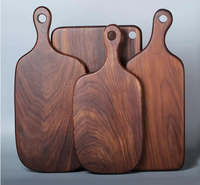 Planche à découper artisanale en noyer noir massif pour apéritifs, desserts, fruits, légumes, personnalisable, pour la cuisine