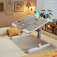 Table d'appoint réglable pour ordinateur portable, idéale pour chambre, bureau, baie vitrée, dortoir