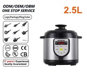 <span class=keywords><strong>Olla</strong></span> <span class=keywords><strong>a</strong></span> Presión Eléctrica Multifunción JIFA Mini Prestige de 2.5L al por Mayor con Pantalla LED Personalizada de Acero Inoxidable para Carne - Product Image 1