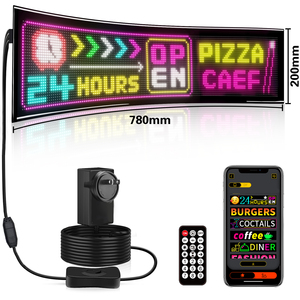 แผงแอปเมทริกซ์ <span class=keywords><strong>LED</strong></span> 32*160 IP65แผงควบคุมแอปไฟ <span class=keywords><strong>LED</strong></span> จอแสดงผลมีความยืดหยุ่นใช้งานง่ายโมดูลสัญญาณไฟ <span class=keywords><strong>LED</strong></span> สำหรับโฆษณาในหน้าต่าง - Product Image 1