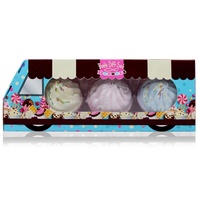 Bombe de bain, Logo personnalisé, ensemble de mini bonbons, nouveauté, cupcake, pour enfants, avec boîte, pièces