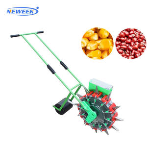 NEWEEK Planteuse manuelle de maïs et de soja <span class=keywords><strong>pour</strong></span> usage domestique, machine à semer le maïs à poussée manuelle, planteuse de maïs à 2 rangs bon marché - Product Image 1
