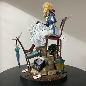 27CM GK <span class=keywords><strong>Violet</strong></span> <span class=keywords><strong>Evergarden</strong></span> modello giocattolo statuetta in PVC <span class=keywords><strong>Anime</strong></span> Figura viola <span class=keywords><strong>Evergarden</strong></span> <span class=keywords><strong>Anime</strong></span> statua bambola - Product Image 4