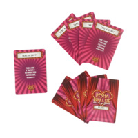 Jeux à boire pour adultes : Jeu de cartes de fête Vérité ou Désaventure, jeu de cartes à boire amusant et excitant pour adultes, Vérité ou Boire