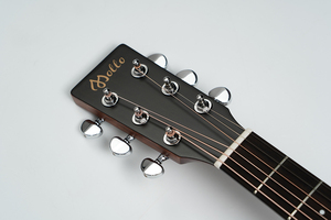 Guitar bán buôn, bán chạy, chất lượng cao, 40-41 inch, mặt đàn gỗ thông nguyên tấm, gỗ hồng sắc, gỗ thô, guitar acoustic sáng bóng - Product Image 4