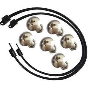 Pernos de tornillo de acero inoxidable para embarcaciones con cuerda elástica de 50 cm para reparación y piezas de repuesto de kayaks y embarcaciones al aire libre - Product Image 2