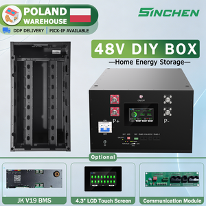 Stock Pologne Expédition sous 24h Boîtier de batterie DIY 48V LiFePO4 pour stockage d'énergie avec BMS JK V19 pour systèmes solaires domestiques - Product Image 1