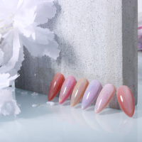 KNC-Vernis à œil de chat, 12 couleurs, 7.5 ml par bouteille, sans paillettes, effet laser, pour salon de manucure