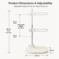 Nouvelle arrivée : abreuvoir universel suspendu pour animaux de compagnie, support d'eau vertical réglable et portable pour chiens et chats