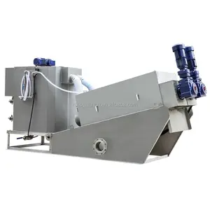 Factory Supply Cow Dung Screw Press Sludge Dewatering Machine For Sewage Water Bio Treatment