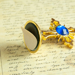 HT ไม้กางเขนคริสเตียนชุบทองพร้อมอัญมณีตั้งโต๊ะรถของขวัญในศาสนาของขวัญพิธีกรรมออร์โธดอกซ์ - Product Image 2