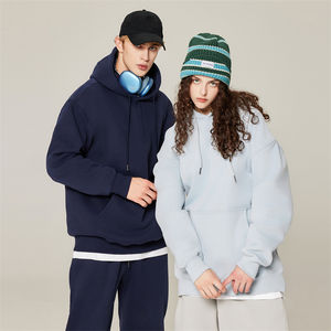 Hombres de alta calidad de algodón grueso pesado polar pullover HOODIE drop hombro oversized HOODIE Custom logosweatshirt - Product Image 1