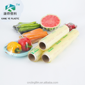 Phim nhựa chống sương mù bao bì giữ tươi bọc căng phim CuộN PVC thu nhỏ Gói phim mềm bọc căng bám thực phẩm bọc - Product Image 5