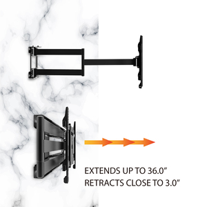 Charmount 180 Degree Swivel LED <strong>TV</strong> Mount Max VESA 400*400mm Sliding <strong>TV</strong> <strong>Bracket</strong> with <strong>Long</strong> <strong>Arm</strong> <strong>TV</strong> Wall Mount - Product Image 3