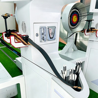Máquina de Tiro con Arco para Interiores, Simulador de Juego de Tiro con Arco para Adultos