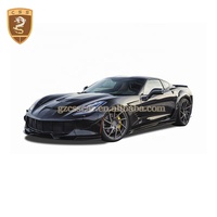 Kit carrosserie en fibre de verre style PD pour Chevrolet Corvette C7 : pare-chocs avant et arrière, diffuseur, lèvres de pare-chocs, jupes latérales, extensions d'ailes