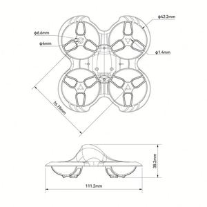 BETAFPV Cetus Pro Brushless Plastic Whoop Frame Replacement 9.39g for <b>Kit</b> - Product Image 3