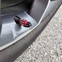 Bouchon de valve de pneu en alliage d'aluminium modifié pour voiture moto vélo Schrader Grenade style