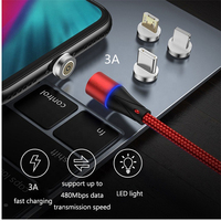 Câble adaptateur de chargeur de téléphone portable USB-C Micro USB avec aimant puissant 2M 6FT T pour ordinateur et imprimante