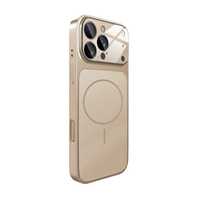 Coque de Téléphone Magnétique à Chargement Sans Fil Orange en Gros d'Usine pour iPhone 13 14 15 16 Pro Max, Super Originale en Matériau PC