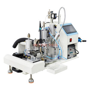 Máquina de Soldadura de Cables de Datos USB Neumática Semiautomática, Máquina de Soldadura de Terminales de Cables, Pelado y Soldadura Todo en Uno - Product Image 1